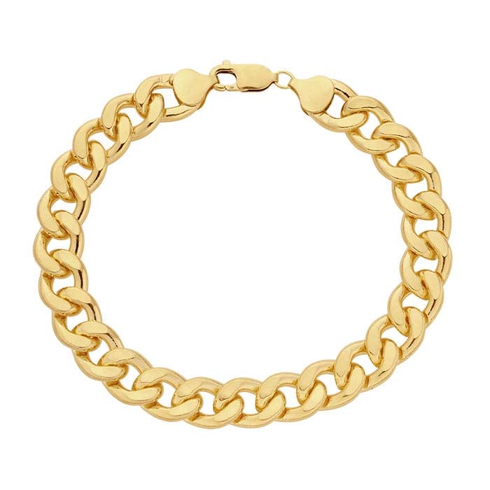 14/20 Yellow Gold-Filled Curb Chain Bracelet