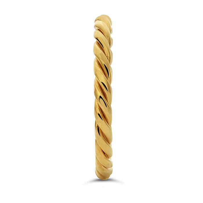 14/20 Yellow Gold-Filled Twisted Ring