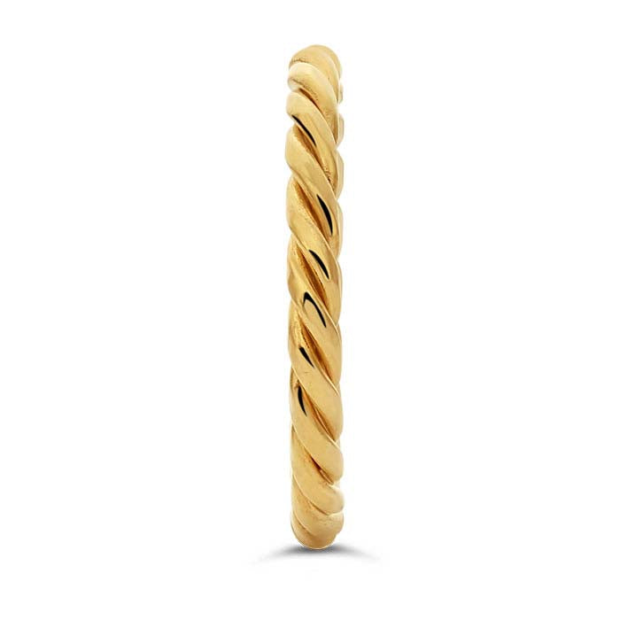 14/20 Yellow Gold-Filled Twisted Ring