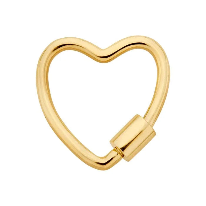 Heart Carabiner Clasp
