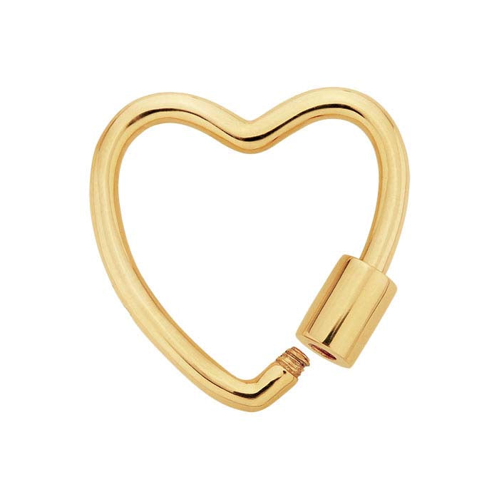 Heart Carabiner Clasp