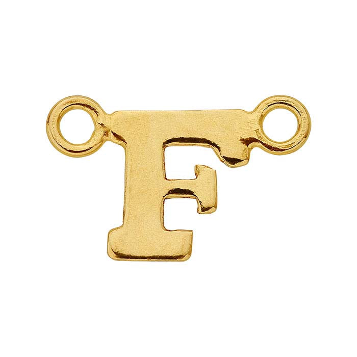 Ciondolo Festone Alfabeto in Oro Giallo 14/20 Gold-Filled, F