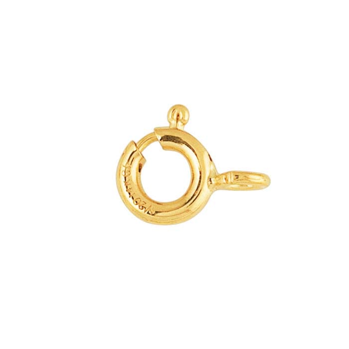 Gold Spring Ring Clasp