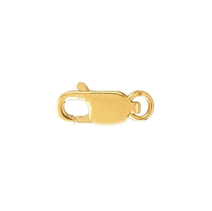 Oval Lobster Clasp with Open Ring