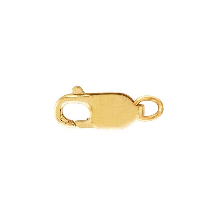 Oval Lobster Clasp with Open Ring