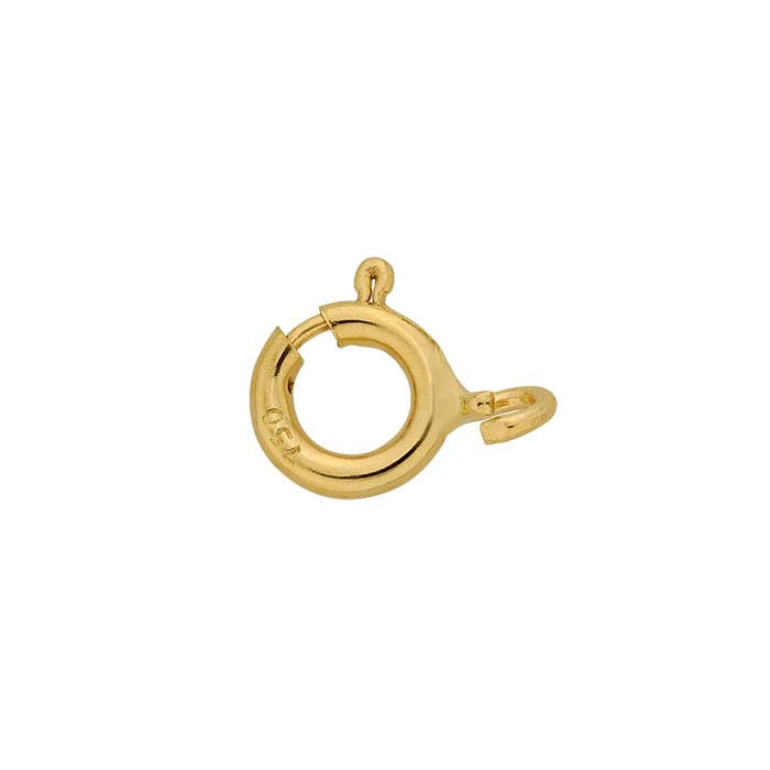 Gold Spring Ring Clasp