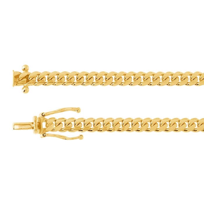 10K Yellow Gold Miami Cuban Chain