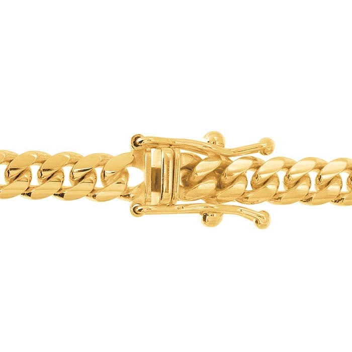 10K Yellow Gold Miami Cuban Chain
