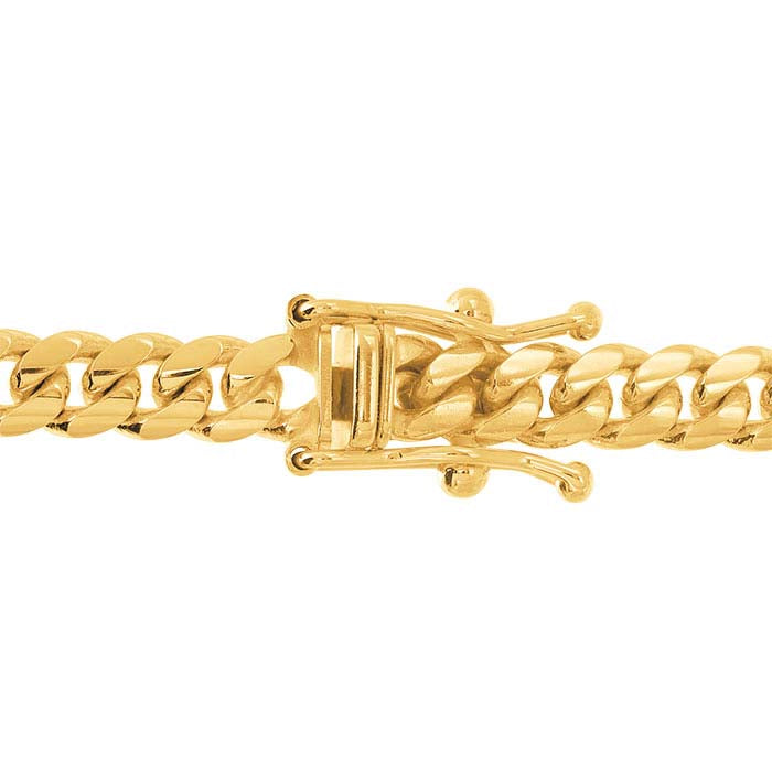 10K Yellow Gold Miami Cuban Chain