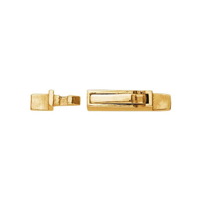 13.3 x 2.3mm Rectangle Box Push-Release Clasp