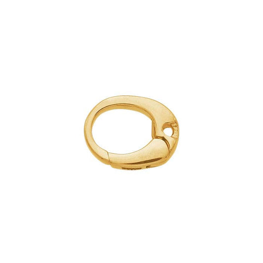 Enhancer per Collana in Oro Giallo 14K Semplice con Anello