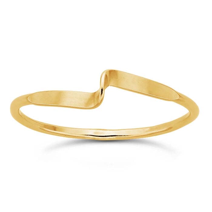14/20 Yellow Gold-Filled 1mm Twist Stackable Ring