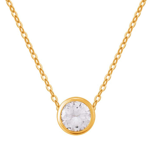 14K Yellow Gold Birthstone-Set Charm