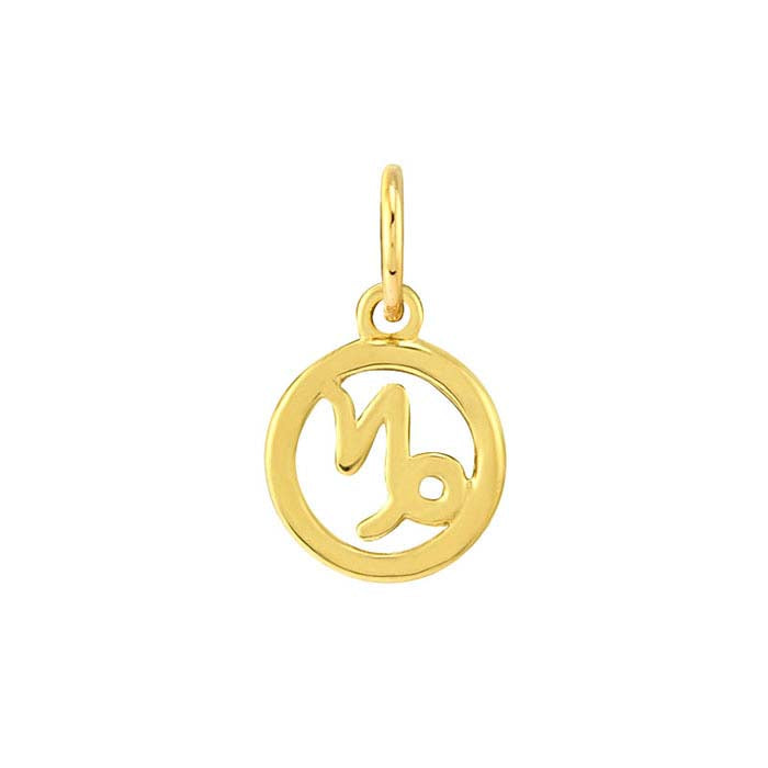 Ciondolo Capricorno in Oro Giallo 14K