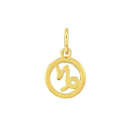 Zawieszka Koziorożec z żółtego złota 14K