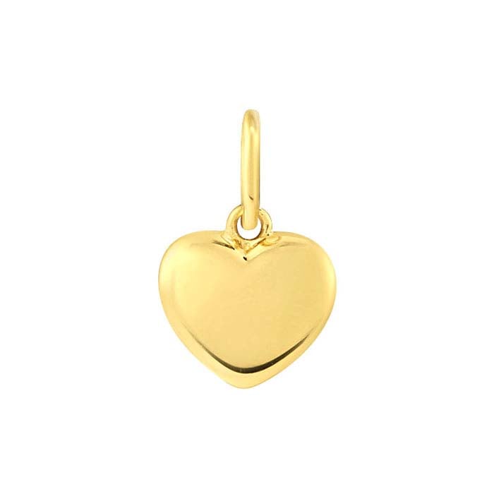 Ciondolo a Cuore in Oro Giallo 14K