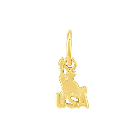 Zawieszka Statua Wolności z żółtego złota 14K
