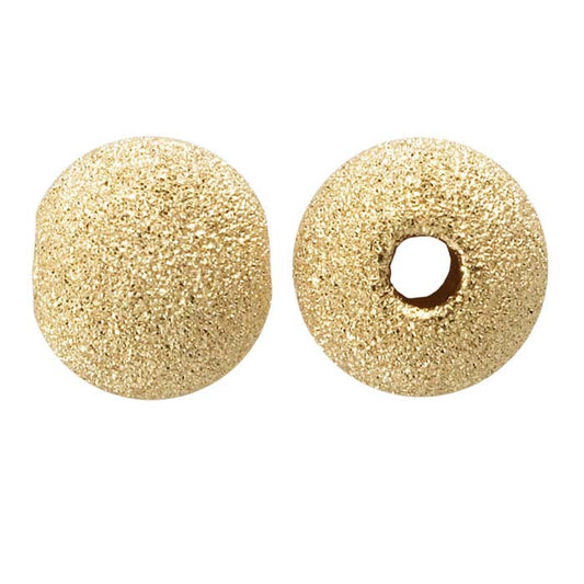 14/20 Yellow Gold-Filled Round Stardust Bead