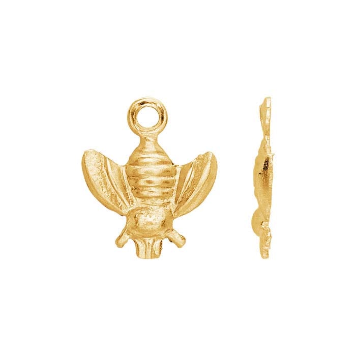 14/20 Yellow Gold-Filled Bee Component