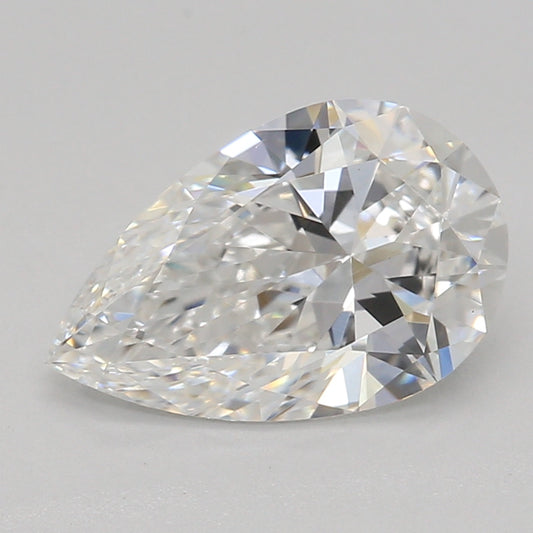 Diamante sintetico 1,07 ct, a pera, E, VS1