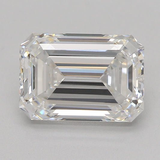 Diamante sintetico 1,79 ct, Smeraldo, E, VS1