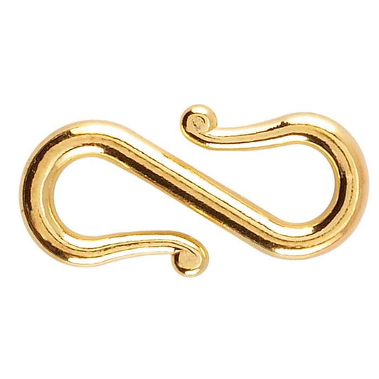 Chiusura a S in Oro Giallo 18K 12,5 x 5mm
