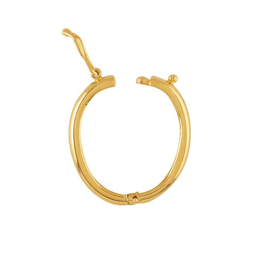 Chiusura Accorciatore per Collana in Oro Giallo 14K con Sicura di Sicurezza