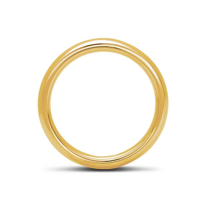 Nordt 14K Yellow Gold Comfort Fit Heavyweight Half-Round Wedding Band