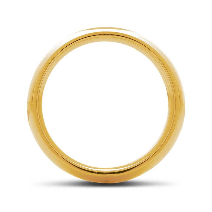 Nordt 14K Yellow Gold Comfort Fit Heavyweight Half-Round Wedding Band