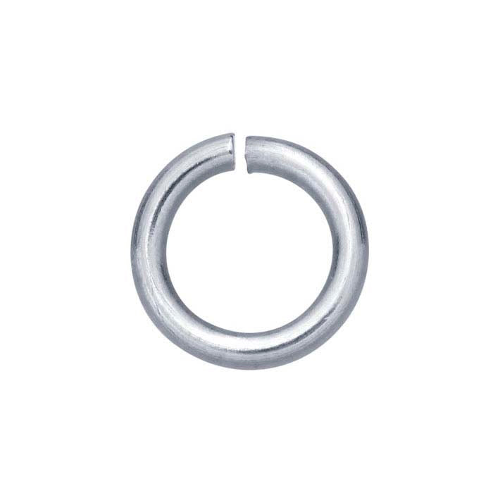 Anello di giunzione tondo da 3,2 mm in oro bianco 14K
