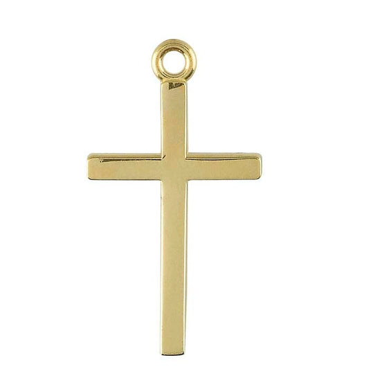 14K Yellow Gold Cross Pendant