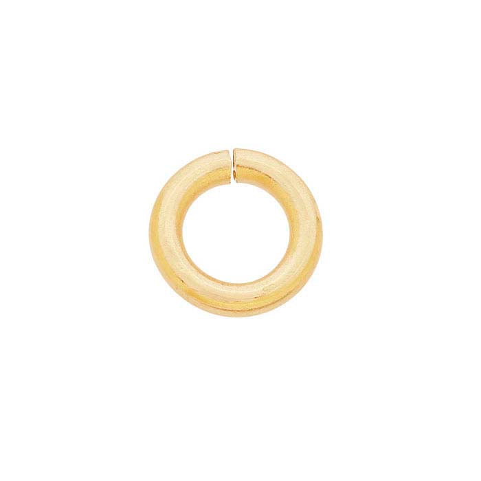 18K Yellow Gold Round Jump Ring