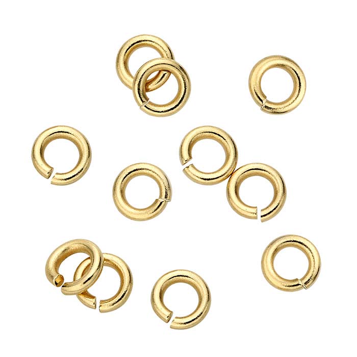18K Yellow Gold 2mm ID Round Jump Ring