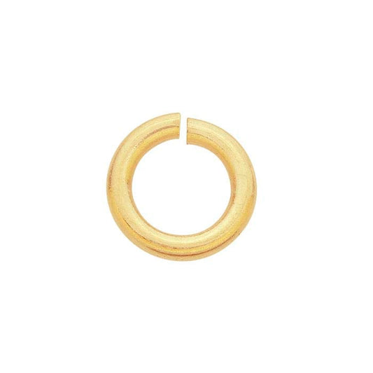 18K Gult Guld 2mm ID Rund Hoppring
