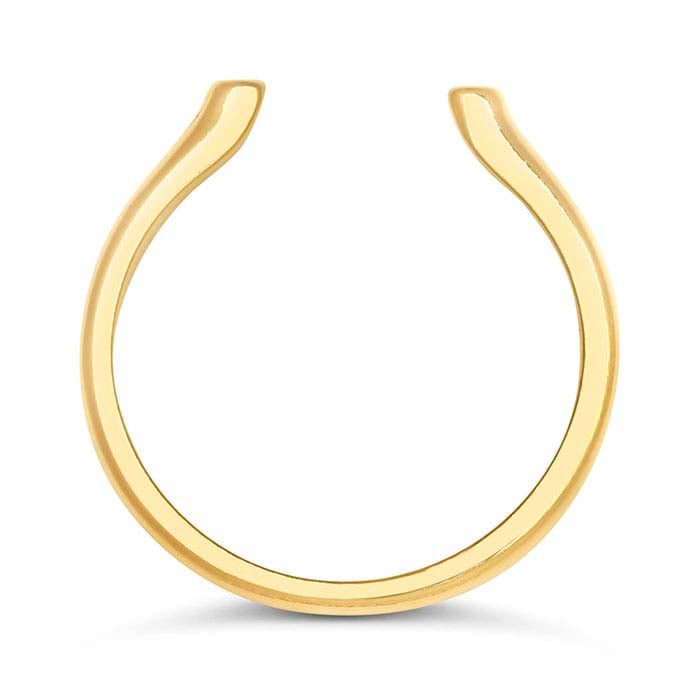 14K Yellow Gold Ring Shank with Pads