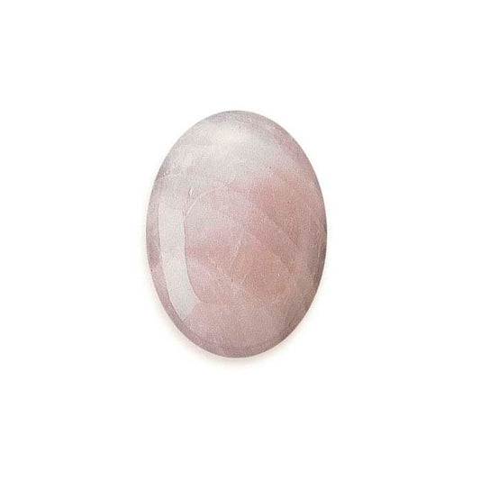 Cabochon ovale in quarzo rosa 30 x 22 mm
