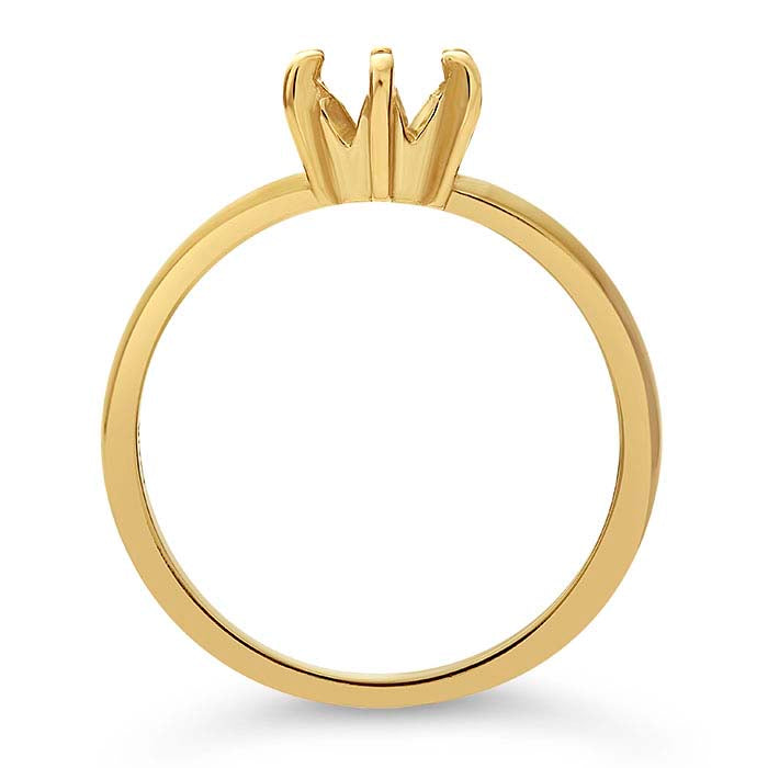 14K Yellow Gold ReadySet™ Hexagon Ring Mounting