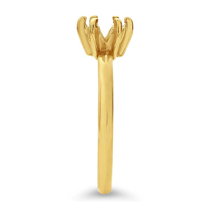 14K Yellow Gold ReadySet™ Hexagon Ring Mounting