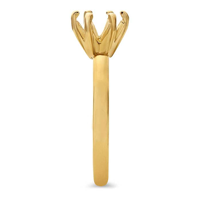 14K Yellow Gold ReadySet™ Hexagon Ring Mounting