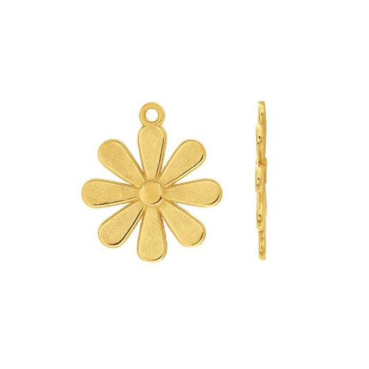 14K Gele Gouden Bloemcomponent