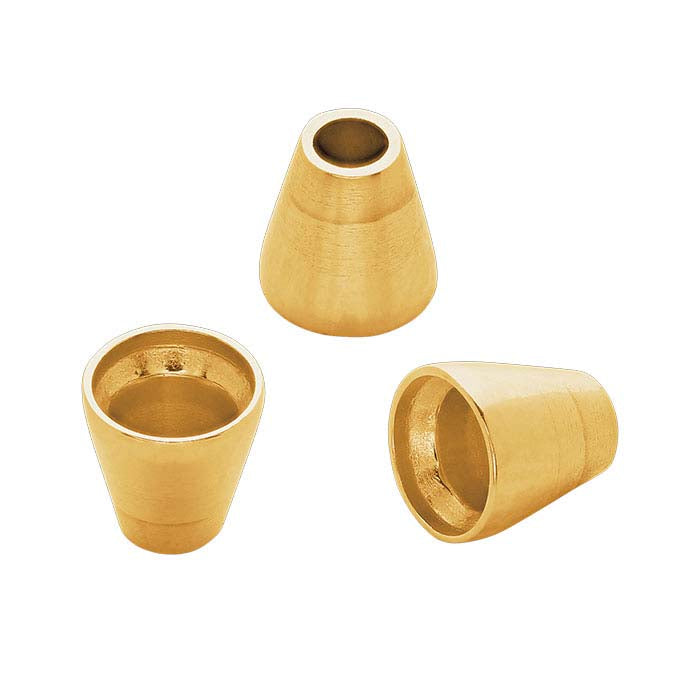 Round Tapered Tube Bezel Setting