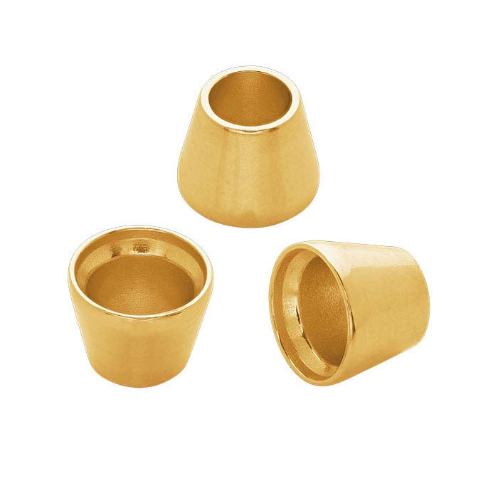 Round Tapered Tube Bezel Setting