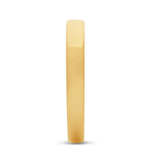 14 Karat Gelbgold, 2 mm Ringschiene mit Loch