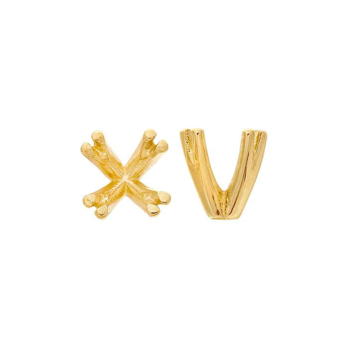 Round Double 4-Prong Settings