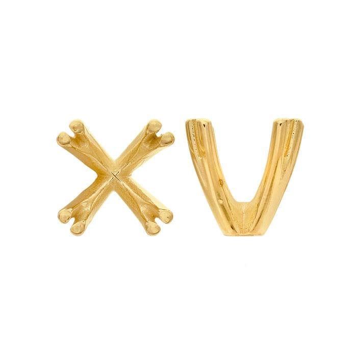 Round Double 4-Prong Settings