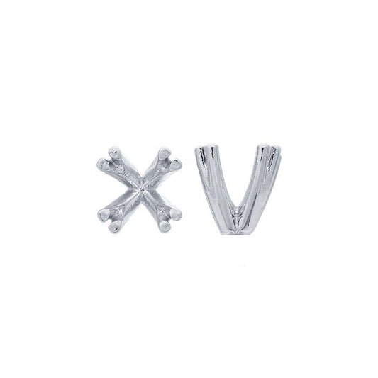 Round Double 4-Prong Settings