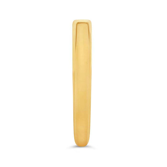 14 Karat Gelbgold, 1,5 mm, 1/2-Ringschiene