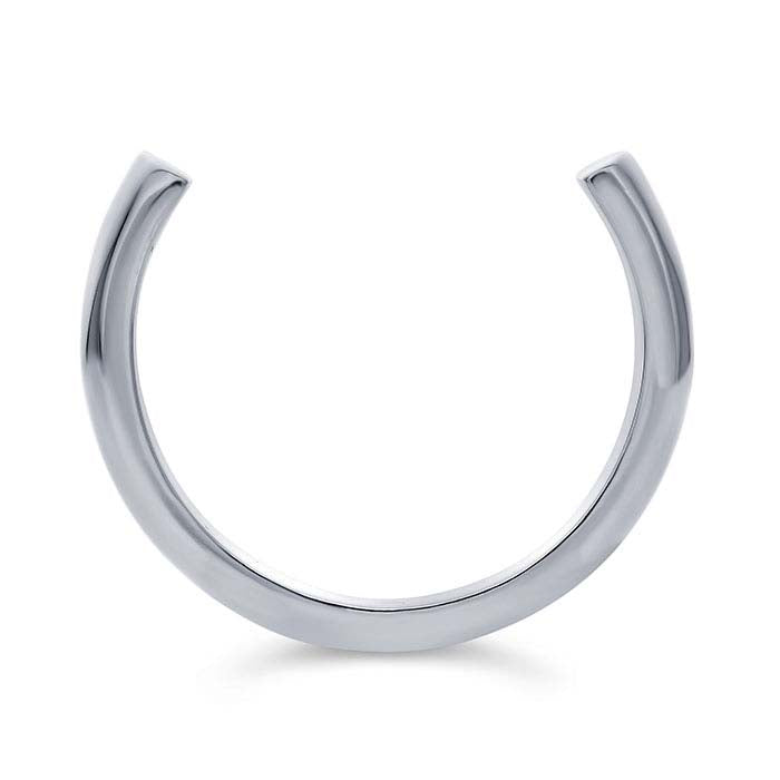 14K White Gold 3/4-Ring Shank