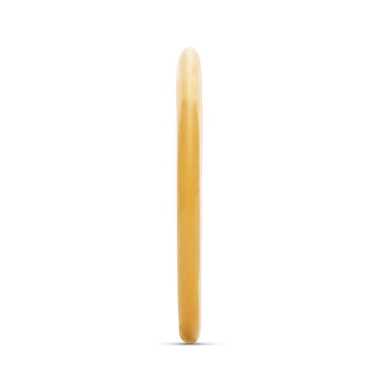 14 Karat Gelbgold, gezähnter Ringschaft, 2,5 mm, 6-zackig
