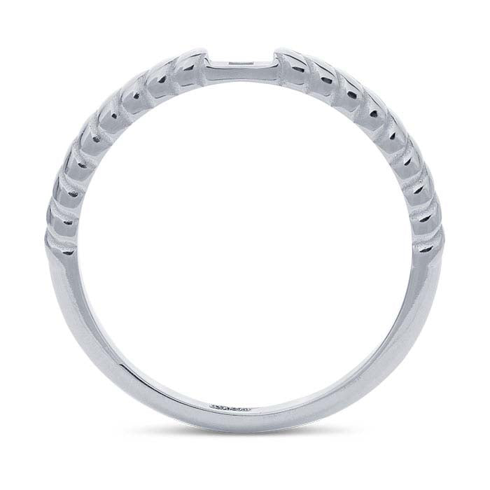 Gold Rope Ring Shanks with Hole